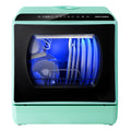 Mini Countertop Dishwasher Built-in Water Tank 5 Programs